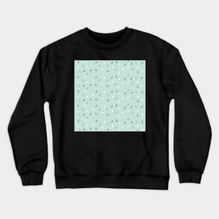 Blue Confetti Pattern Crewneck Sweatshirt